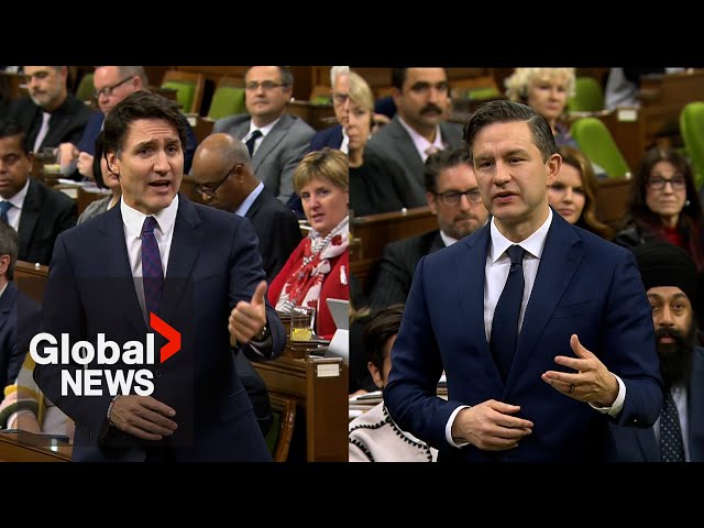 ⁣"He doesn't know": Poilievre challenges Trudeau on size of Canada's federal defi