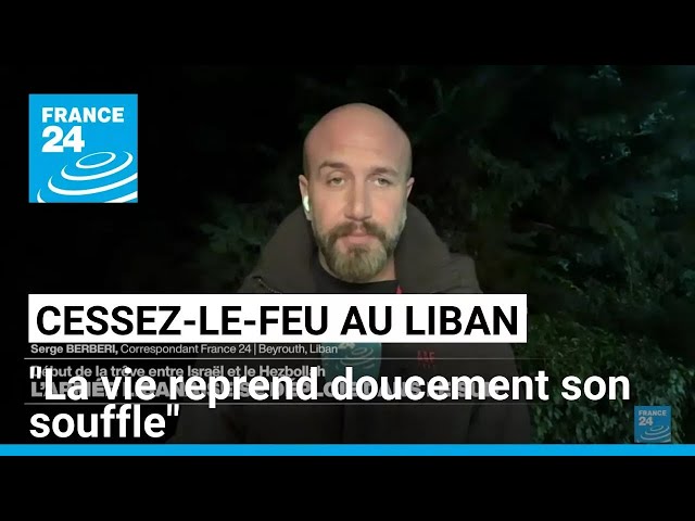 ⁣Cessez-le-feu au Liban : "La vie reprend doucement son souffle" • FRANCE 24