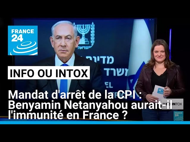 ⁣Mandat d'arrêt de la CPI : Benyamin Netanyahou aurait-il l'immunité en France ? • FRANCE 2