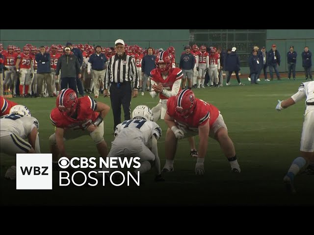 ⁣Lawrence and Central Catholic face off at Fenway