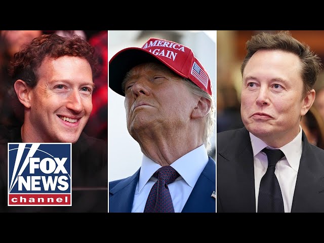 ⁣META MEETS MAGA: Zuckerberg spotted at Trump's Mar-a-Lago