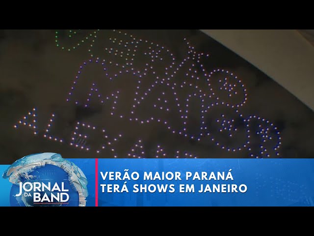 ⁣Verão Maior Paraná terá shows em janeiro | Jornal da Band