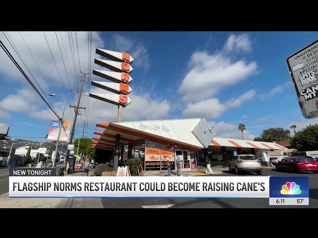 ⁣Flagship Norms restaurant could become Raising Cane's