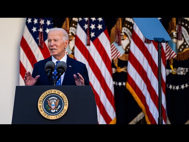 ⁣Joe Biden salue la trêve et promet de faire pression pour mettre fin aux combats à Gaza