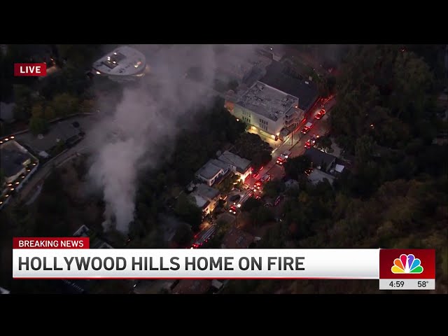 ⁣One person found dead in Hollywood Hills house fire