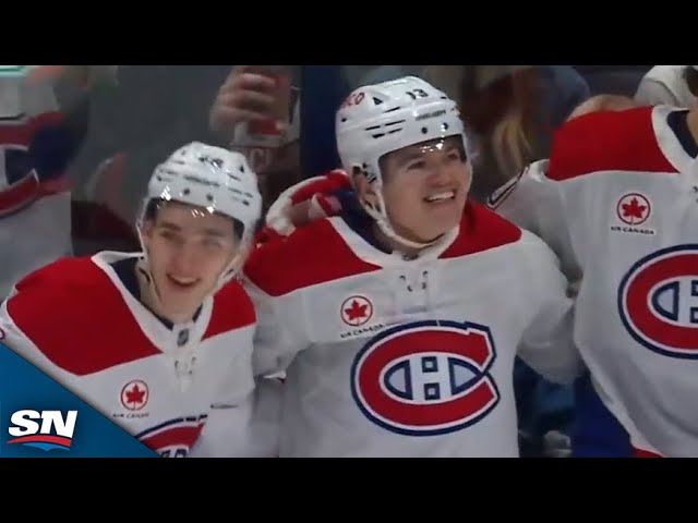 ⁣Canadiens' Cole Caufield Scores His 13th Of The Season vs. Blue Jackets