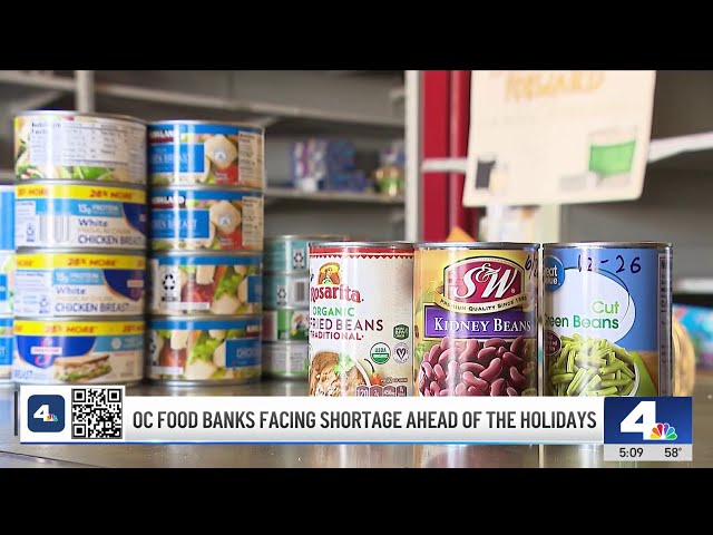 ⁣Orange County food banks facing shortage ahead of the holidays