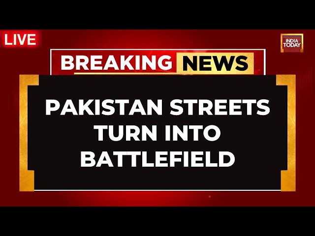 ⁣Pakistan Protest LIVE Updates: PTI Protest In Islamabad | Pro-Imran Khand Protest Turn Violent