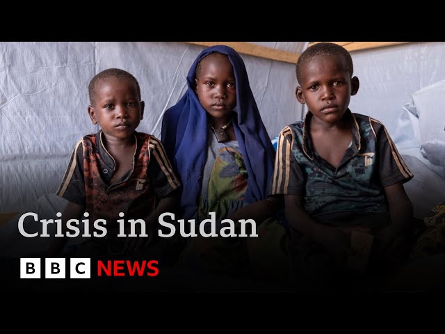 ⁣Crisis in Sudan - nowhere else on Earth are so many children fleeing war | BBC News