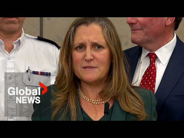 ⁣“US also depends on Canada”: Freeland says as Trudeau meets with premiers on Trump tariff threats