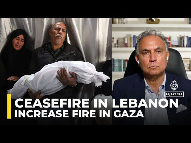 ⁣Israel agreed to a ceasefire in Lebanon in order to increase fire in Gaza: Marwan Bishara