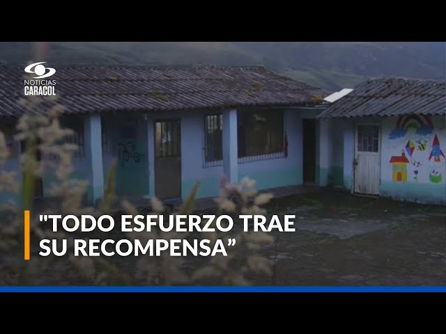 ⁣La historia de una profesora y sus dos únicos estudiantes en Duitama, Boyacá