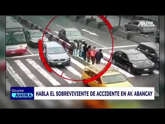 ⁣Sobreviviente del accidente en la Av. Abancay, revela que chofer no asume su responsabilidad