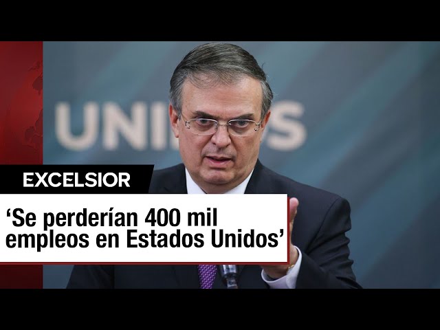 ⁣Ebrard descarta represalias y apuesta por el diálogo ante amenazas arancelarias de Trump