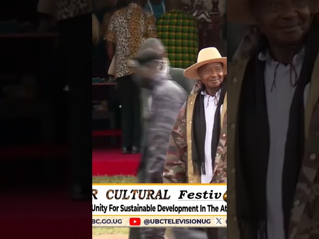 ⁣MUSEVENI WITH HIS SFC COMMANDOS DEPART SOROTI AFTER THE ATEKER CULTURAL FESTIVAL