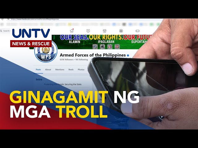 ⁣AFP, pansamantalang nag-disable ng ilang Facebook features laban sa trolls