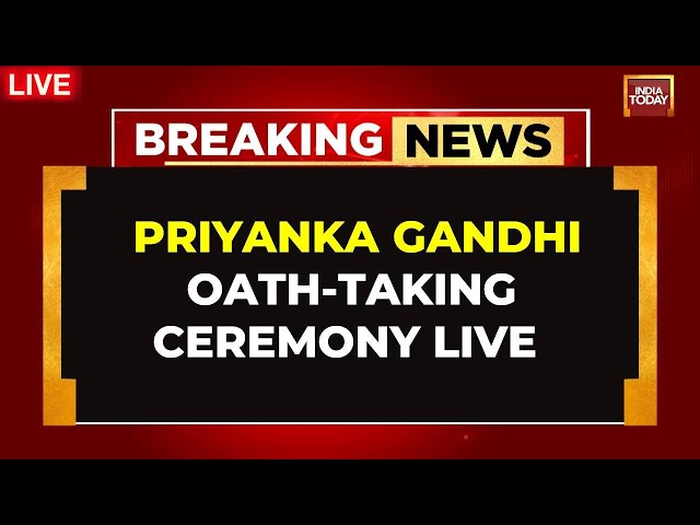 ⁣Priyanka Gandhi LIVE | Priyanka Takes Oath As MP In Lok Sabha | Wayanad By-Poll | India Today