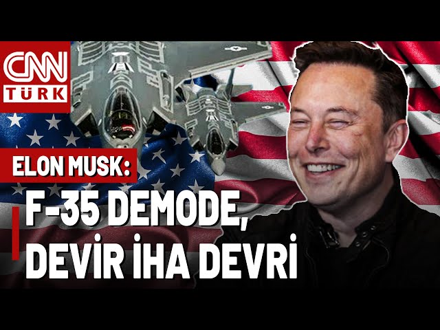 ⁣Elon Musk F35'e Savaş Açtı! "İnsansız Hava Araçları Çağında İnsanlı Savaş Uçakları Artık D