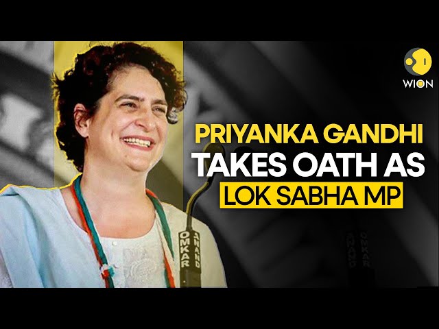 ⁣Priyanka Gandhi Takes Oath As Lok Sabha MP, Joins Gandhis In The Parliament Session | WION LIVE