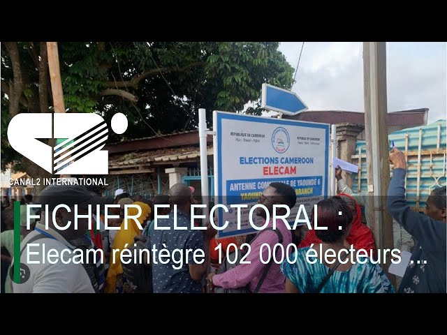 ⁣FICHIER ELECTORAL : Elecam réintègre 102 000 électeurs ...(DEBRIEF DE L'ACTU du Mercredi 27/11/