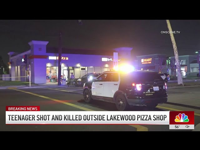 ⁣Teenager shot and killed outside Lakewood pizza shop