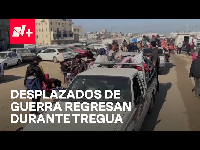 ⁣Desplazados regresan a sus casas en Líbano luego del alto al fuego - En Punto