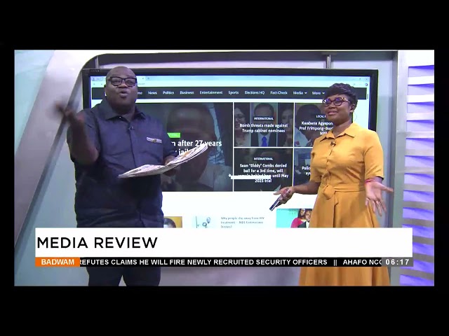 ⁣Badwam Media Review on Adom TV (28-11-24)