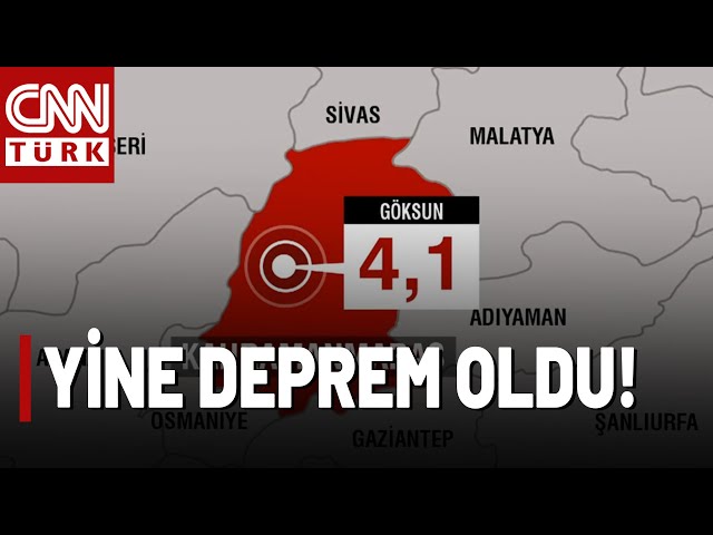 ⁣SON DAKİKAKahramanmaraş'ta 4.1'lik Korkutan Deprem!