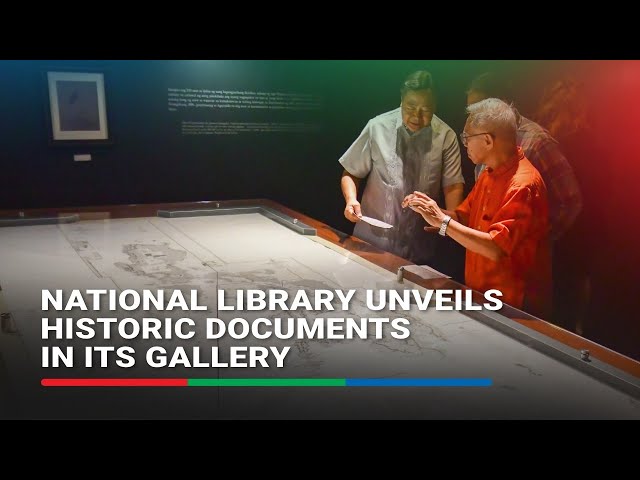 ⁣National Library unveils historic documents in its gallery | ABS-CBN News