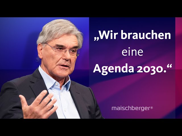 ⁣Wie kommt Deutschland aus der Wirtschaftskrise, Joe Kaeser? | maischberger