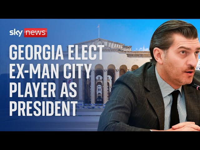 ⁣Watch live: Ex-Manchester City player set to become Georgia's next president