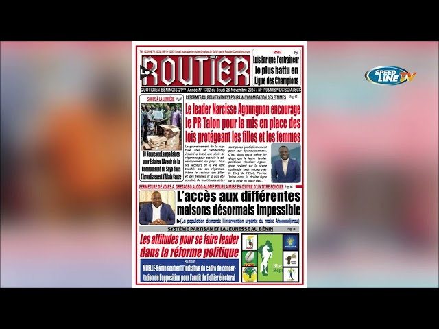 ⁣LA REVUE DES TITRES - 28 11 2024 - Romaric Dossa