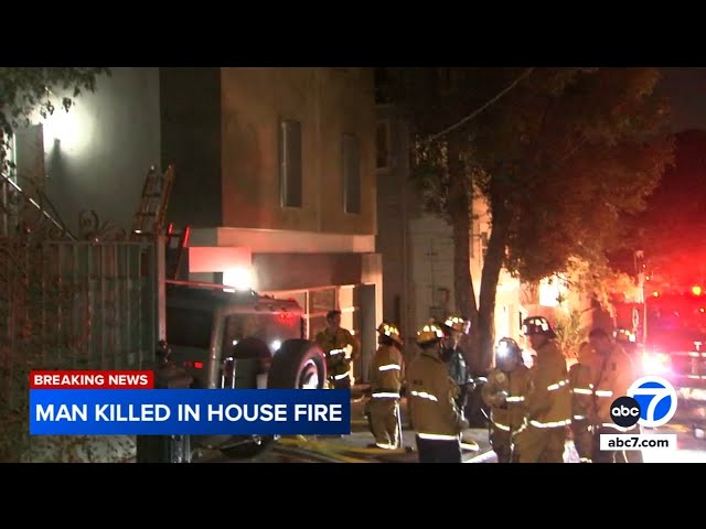 ⁣Man believed to be member of wealthy Rothschild family dies in LA house fire