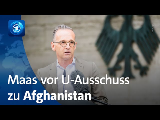 ⁣Maas und Müller vor Afghanistan-Untersuchungsausschuss