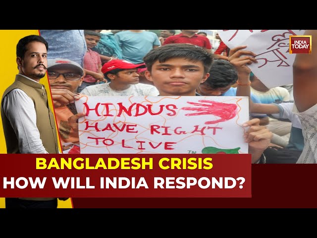 ⁣Bangladesh Violence LIVE: 'Slaughter Them' Threats Issued to Hindus | 5 Live With Shiv Aro