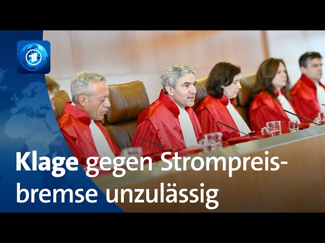 ⁣Bundesverfassungsgericht weist Strompreis-Klage ab