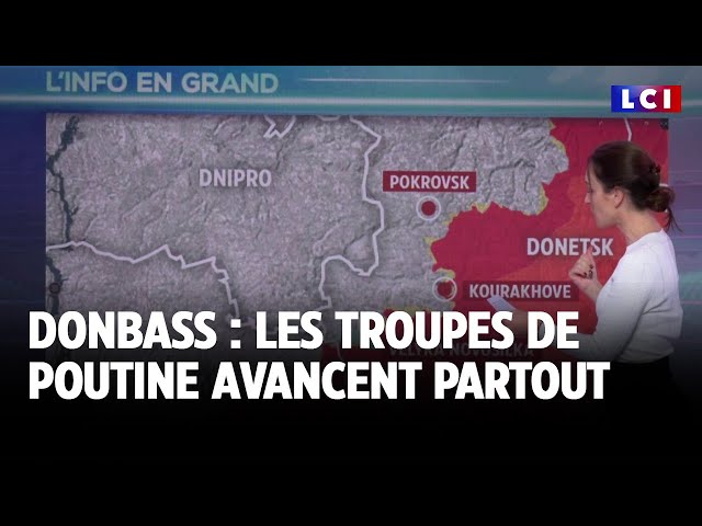 ⁣Donbass : les troupes de Poutine avancent partout｜LCI