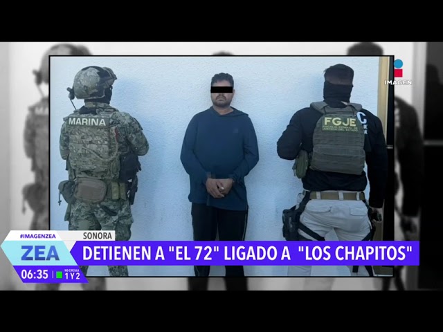 ⁣Detienen a "El 72", hombre ligado a "Los Chapitos"