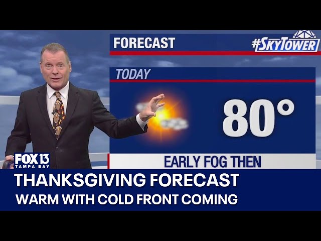 ⁣Tampa weather | Warm ahead of next cold front