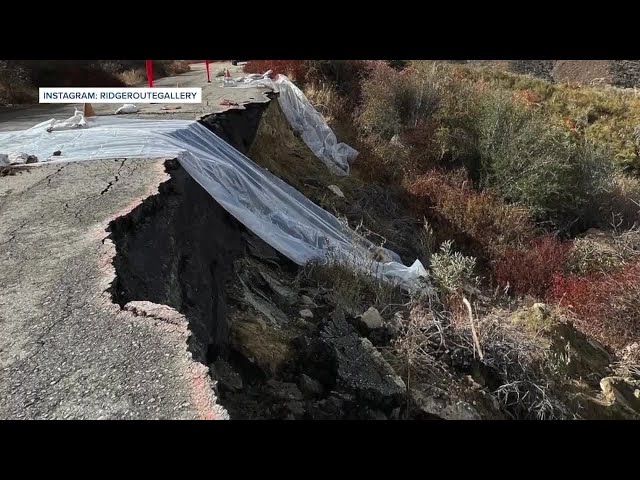 ⁣Storm impacts on the Ridge Route