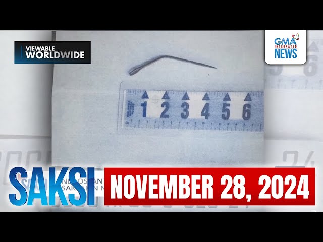 ⁣Saksi Express: November 28, 2024 [HD]