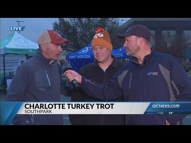 ⁣Runners earn their meals with Charlotte Turkey Trot