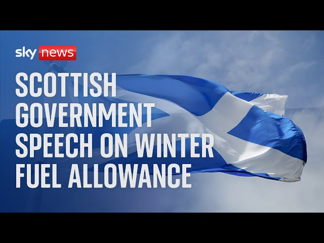 ⁣Watch Live: Scottish Government allocates £20 million for winter fuel benefit