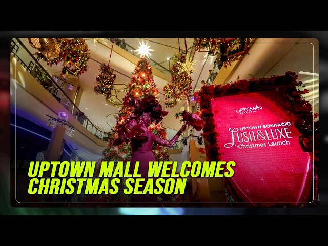 ⁣Uptown Mall welcomes Holidays with giant Christmas tree