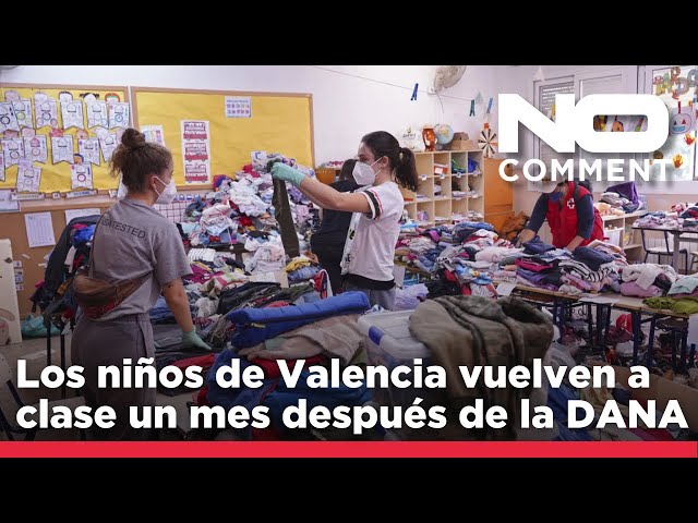 ⁣NO COMMENT: Los niños de Valencia empiezan a volver a clase