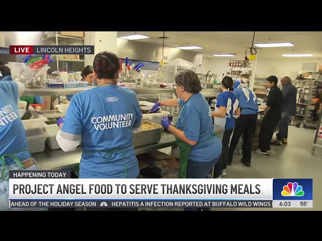 ⁣Project Angel Food to serve hundreds of Thanksgiving meals