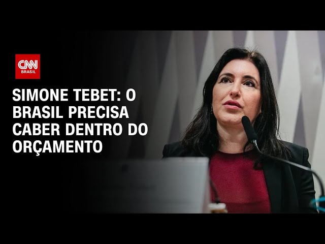 ⁣Simone Tebet: O Brasil precisa caber dentro do orçamento | BASTIDORES CNN