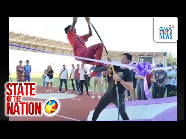 ⁣Filipino Olympian EJ Obiena, pinasinayaan ang kauna-unahan niyang Pole Vault Facility | SONA