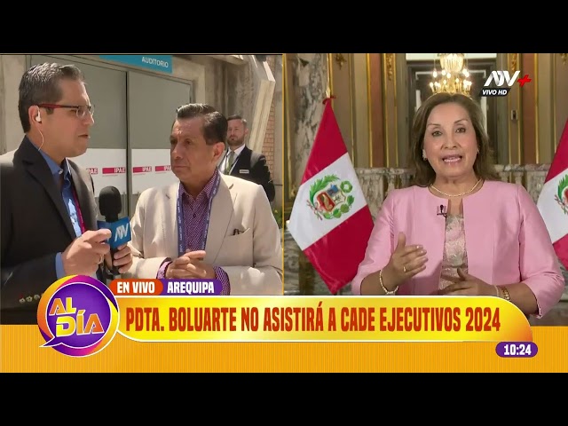 ⁣Dina Boluarte no asistirá a CADE Ejecutivos 2024 en Arequipa: "Canceló a última hora"