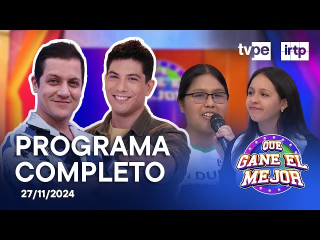 ⁣Que gane el mejor (27/11/2024) | TVPerú